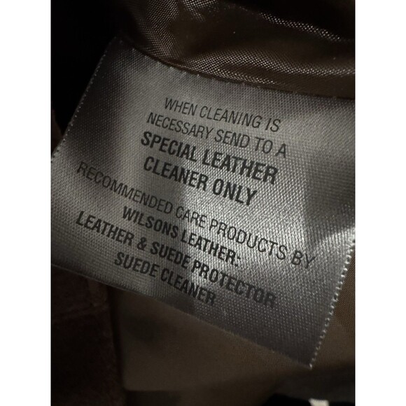 Wilson Leather VTG Brown Suede Shacket Jacket Women’s XL - Picture 5 of 5